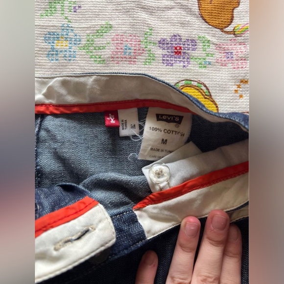 vintage denim breakaway levi skirt - Picture 3 of 3